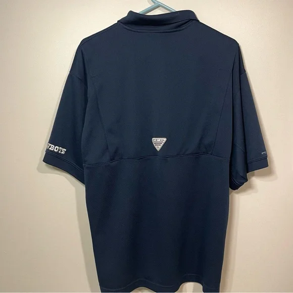 Columbia Dallas Cowboys Performance Fishing Gear Polo size Medium - Picture 3 of 5